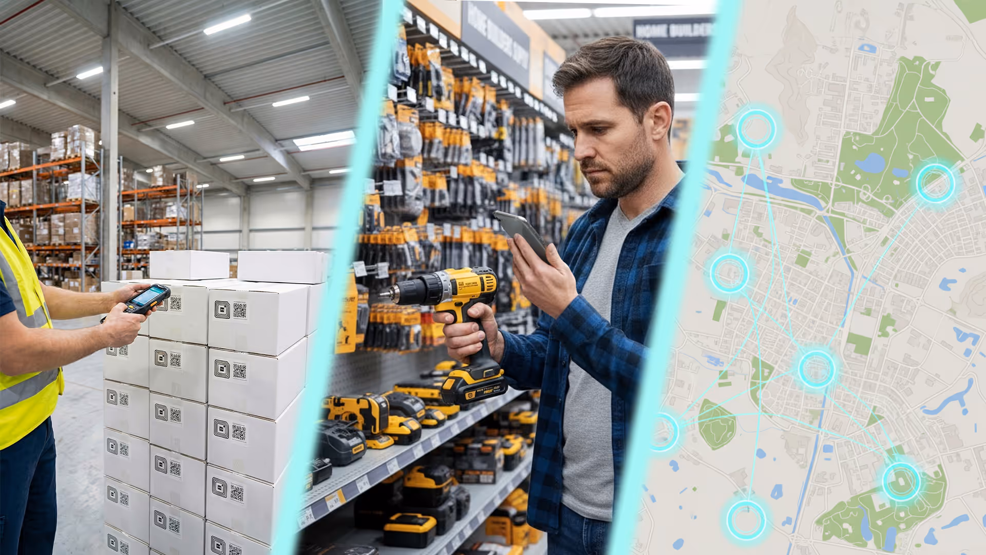 Goods Tag Digital Product Passport showing information about a cordless drill